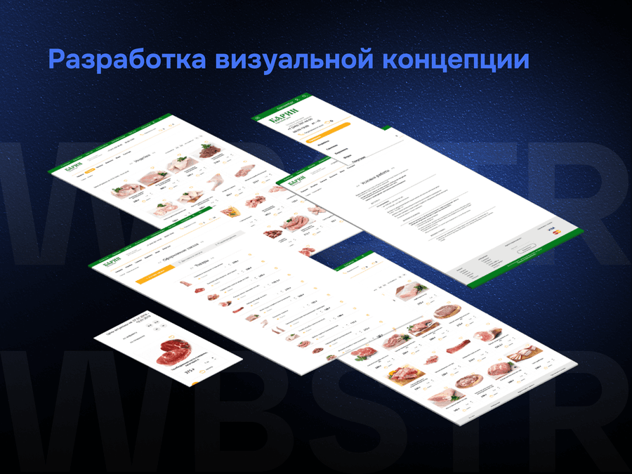 Разработка визуальной концепции для проекта «Барин»